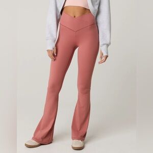 Aerie Hi-Rise Crossover Flare Leggings